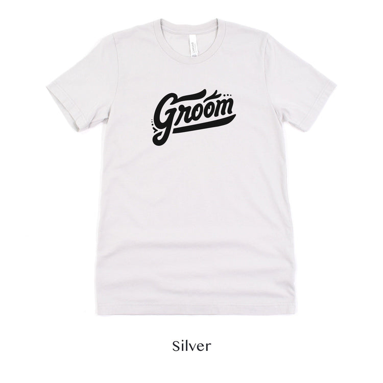 Groom - Wedding Party Bachelor Party Short-sleeve Tee by Oaklynn Lane