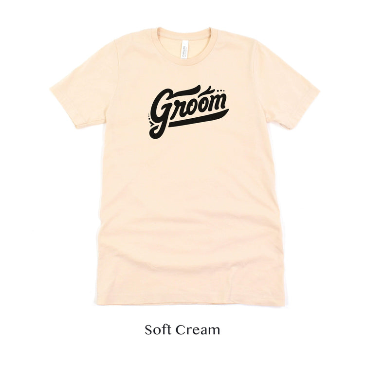 Groom - Wedding Party Bachelor Party Short-sleeve Tee by Oaklynn Lane