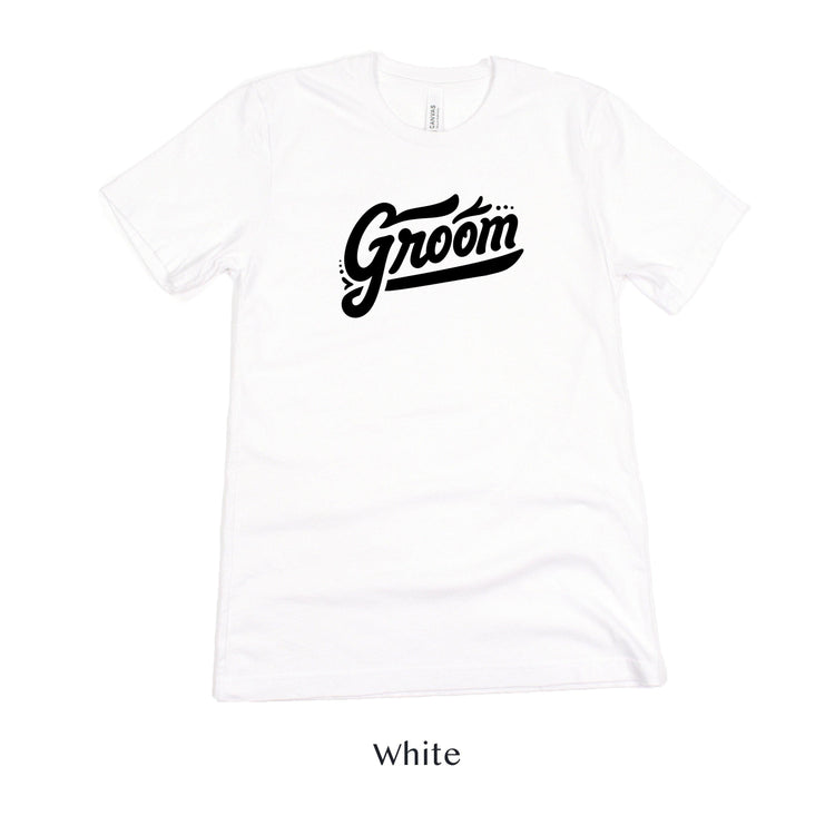 Groom - Wedding Party Bachelor Party Short-sleeve Tee by Oaklynn Lane