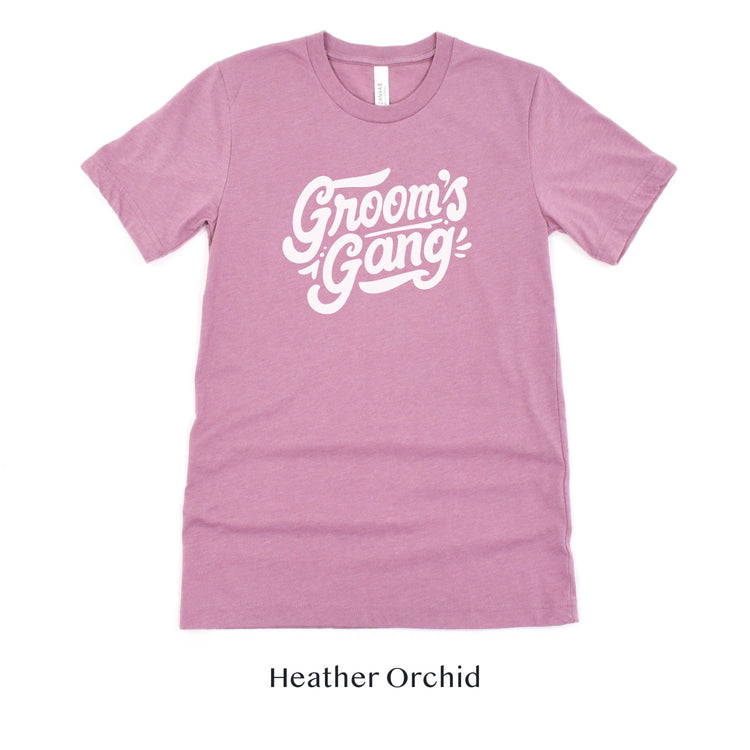 Grooms Gang Short-Sleeve Tee by Oaklynn Lane