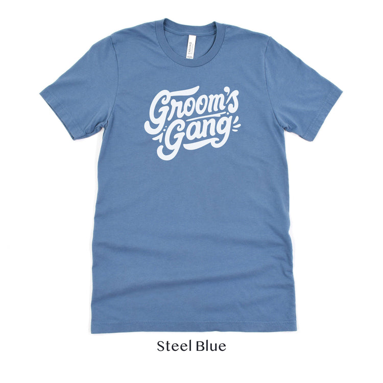 Grooms Gang Short-Sleeve Tee by Oaklynn Lane