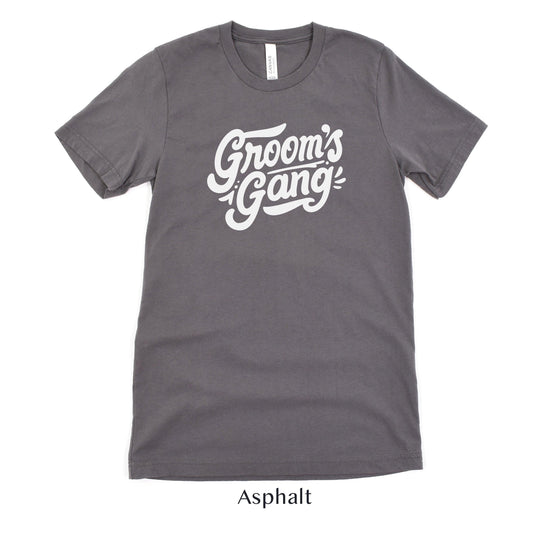 Grooms Gang Short-Sleeve Tee by Oaklynn Lane