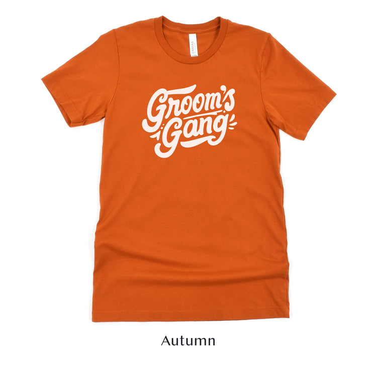 Grooms Gang Short-Sleeve Tee by Oaklynn Lane