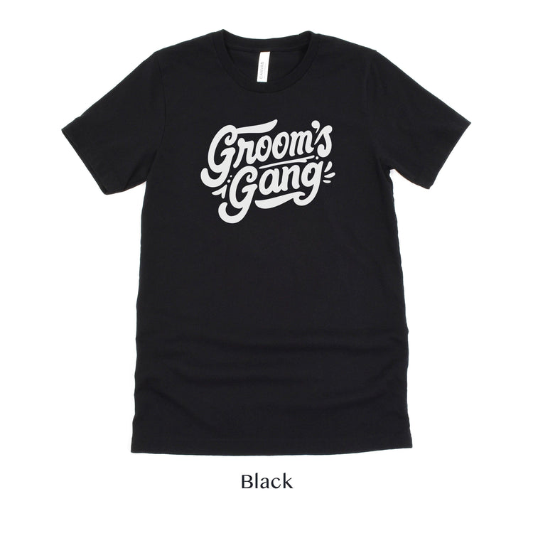 Grooms Gang Short-Sleeve Tee by Oaklynn Lane