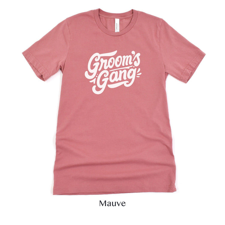 Grooms Gang Short-Sleeve Tee by Oaklynn Lane
