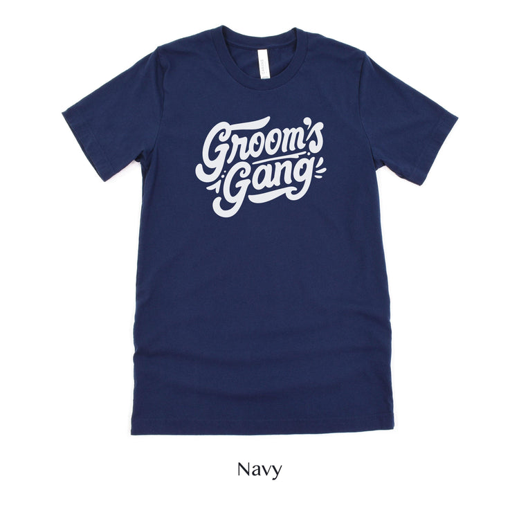 Grooms Gang Short-Sleeve Tee by Oaklynn Lane