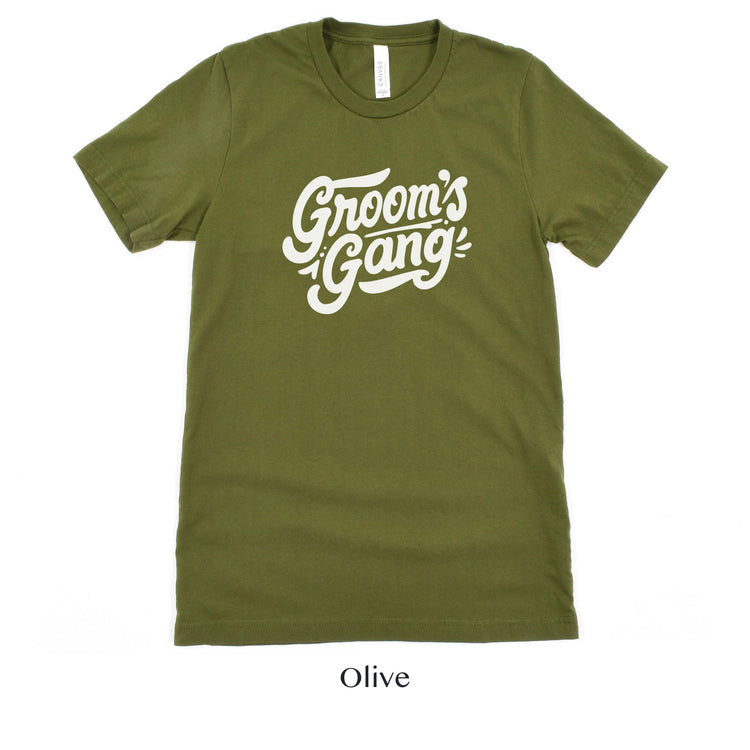 Grooms Gang Short-Sleeve Tee by Oaklynn Lane