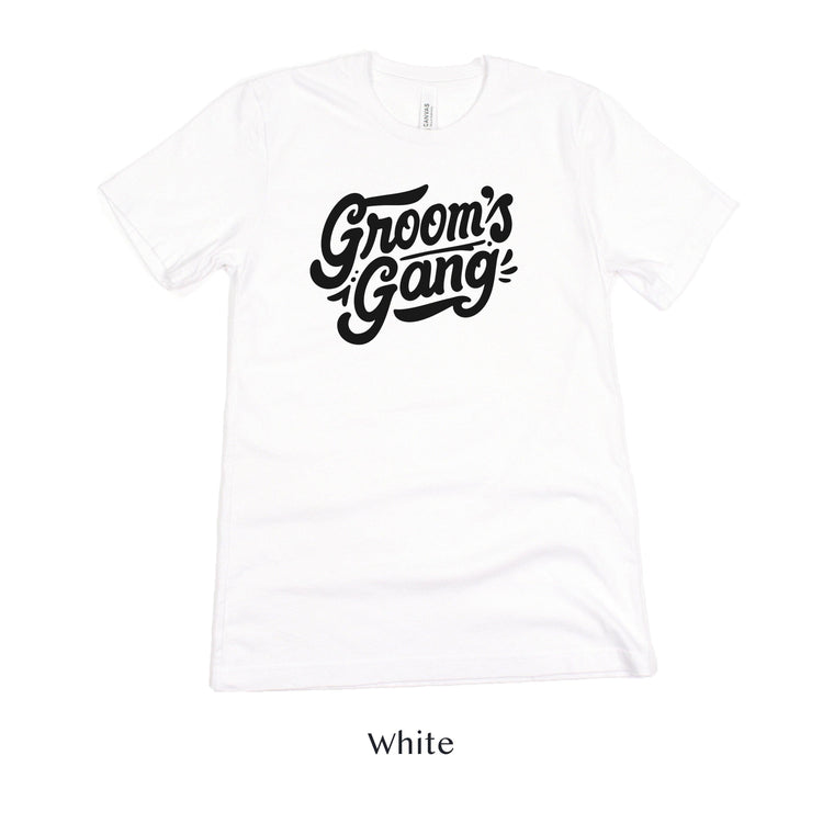 Grooms Gang Wedding Party Bachelor Party Short-sleeve Tee by Oaklynn Lane