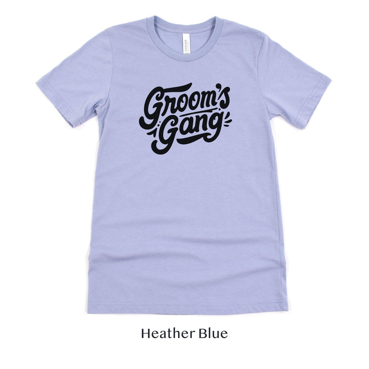 Grooms Gang Wedding Party Bachelor Party Short-sleeve Tee by Oaklynn Lane