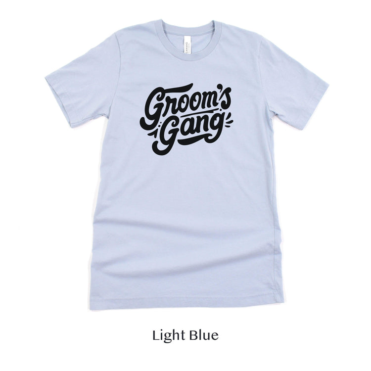 Grooms Gang Wedding Party Bachelor Party Short-sleeve Tee by Oaklynn Lane