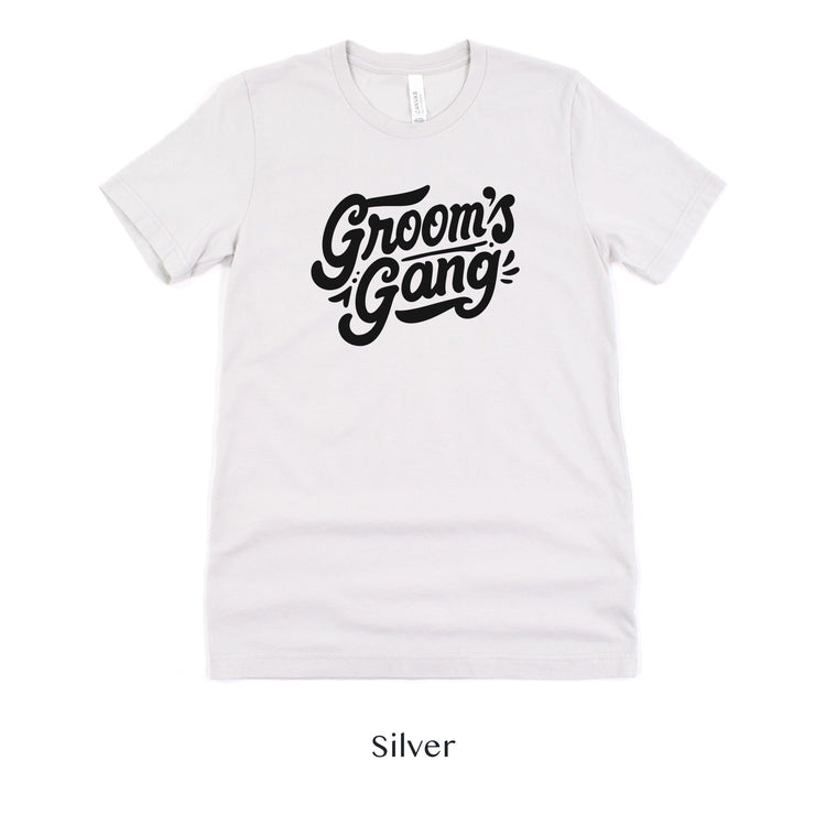 Grooms Gang Wedding Party Bachelor Party Short-sleeve Tee by Oaklynn Lane