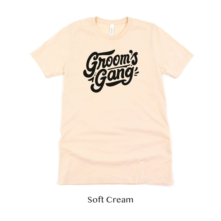 Grooms Gang Wedding Party Bachelor Party Short-sleeve Tee by Oaklynn Lane