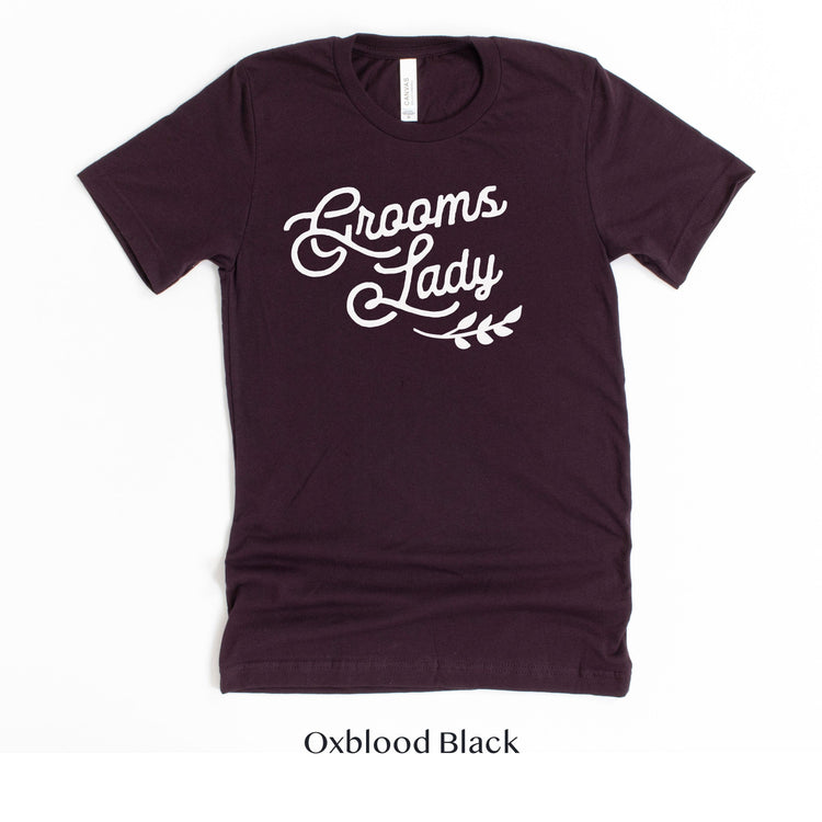 Grooms Lady Short-Sleeve Tee - Plus Sizes Available! by Oaklynn Lane