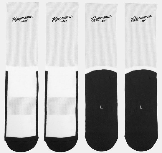 Groomsman Crew Socks (LG) by Oaklynn Lane