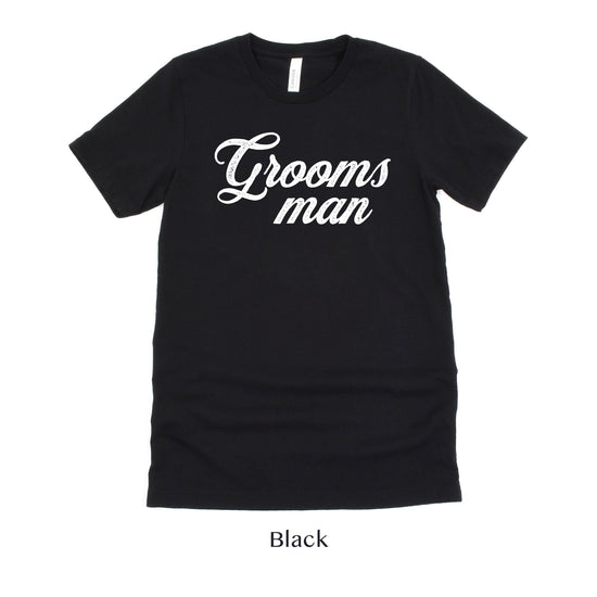 Groomsman - Vintage Romance Wedding Party Unisex t-shirt