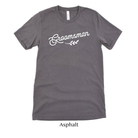 Groomsman Wedding Party Short-Sleeve Tee - Sizes XS-5XL by Oaklynn Lane
