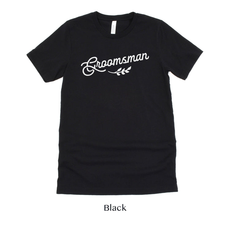 Groomsman Wedding Party Short-Sleeve Tee - Sizes XS-5XL by Oaklynn Lane