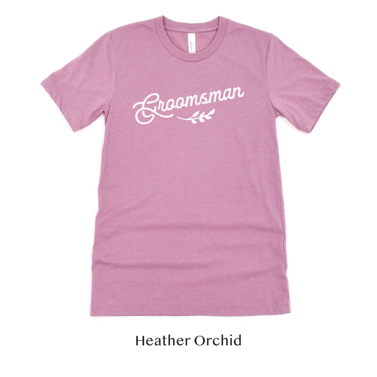 Groomsman Wedding Party Short-Sleeve Tee - Sizes XS-5XL by Oaklynn Lane