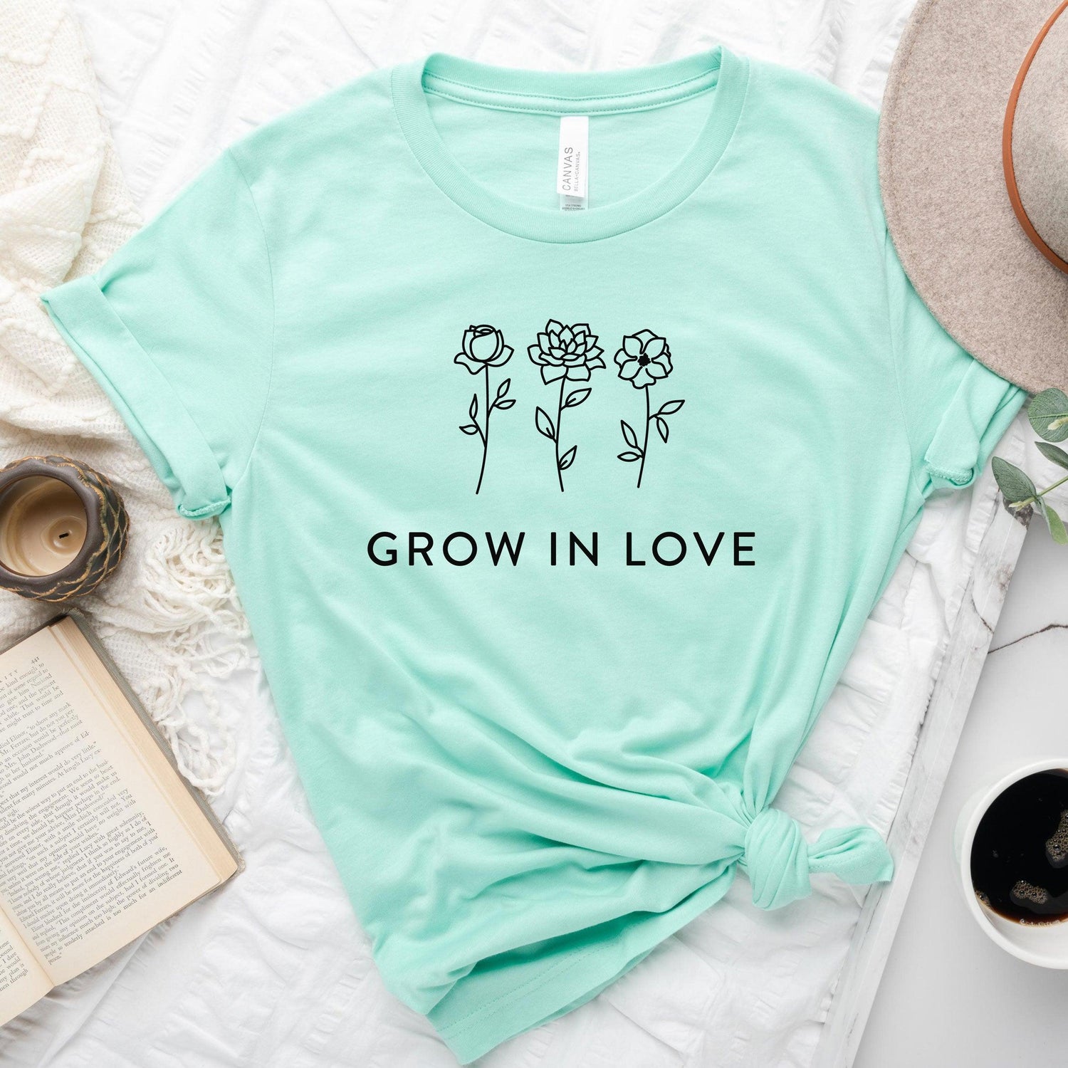 Grow in Love Short-Sleeve Tee - Plus Sizes Available! by Oaklynn Lane