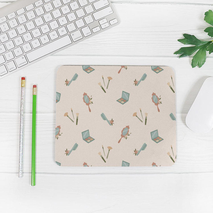 Hair and Makeup Artist - Beautician Mouse Pad (Rectangle) - Office Decor by Oaklynn Lane