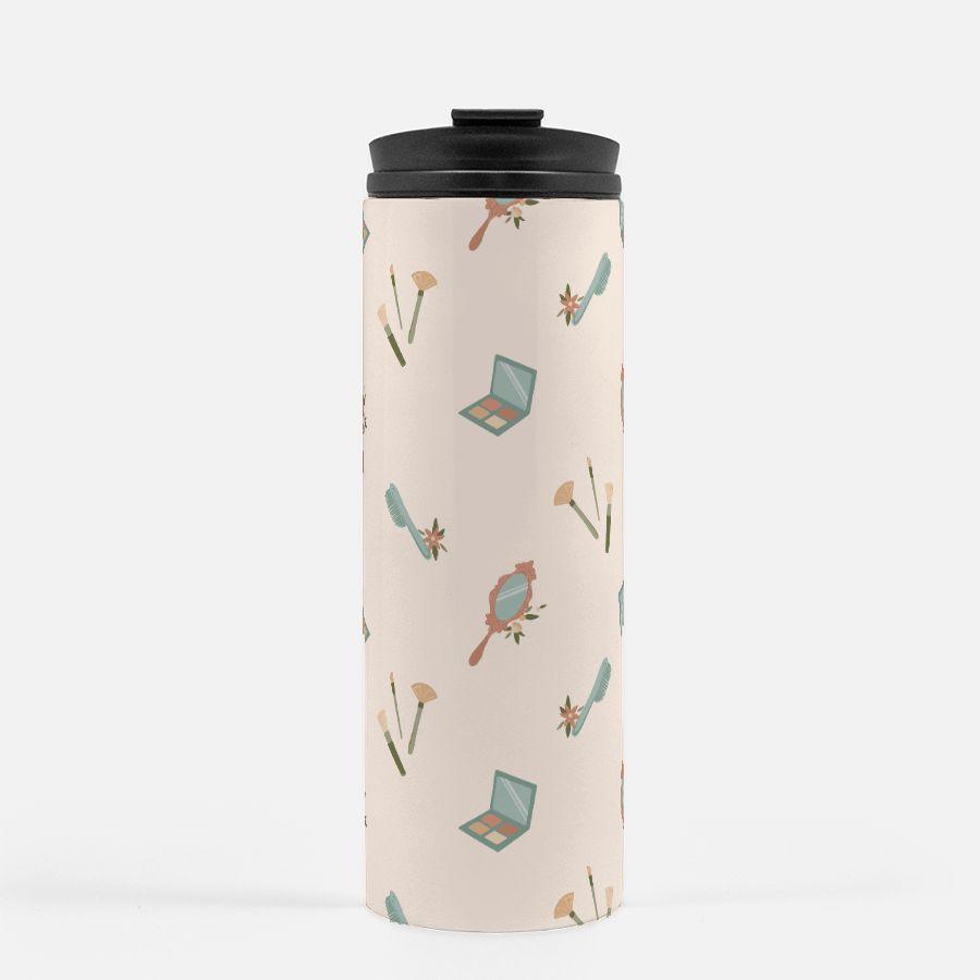 Hair and Makeup Artist Thermal Tumbler 16 oz. - Cute Mug by Oaklynn Lane