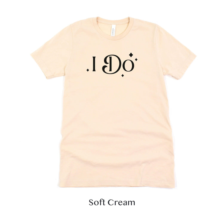 I Do! Bachelorette Party Short-Sleeve Tee for Bride or Groom - Plus Sizes Available by Oaklynn Lane