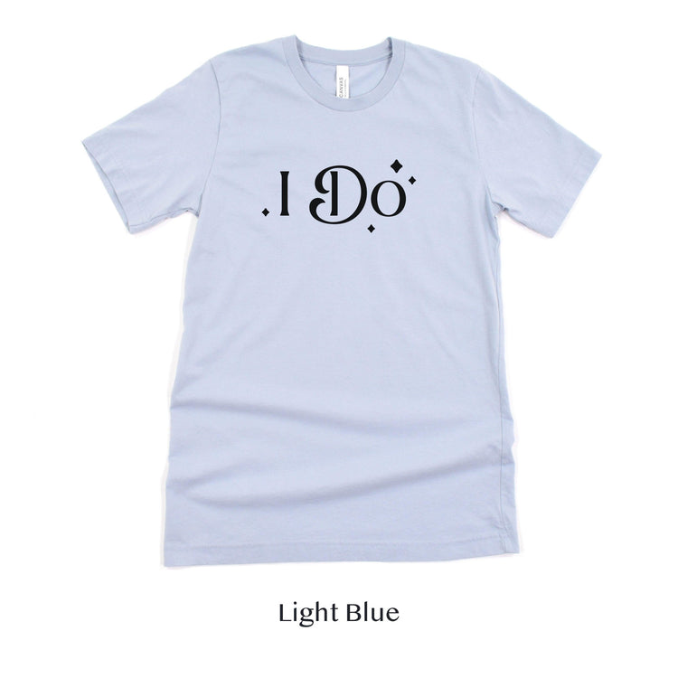 I Do! Bachelorette Party Short-Sleeve Tee for Bride or Groom - Plus Sizes Available by Oaklynn Lane