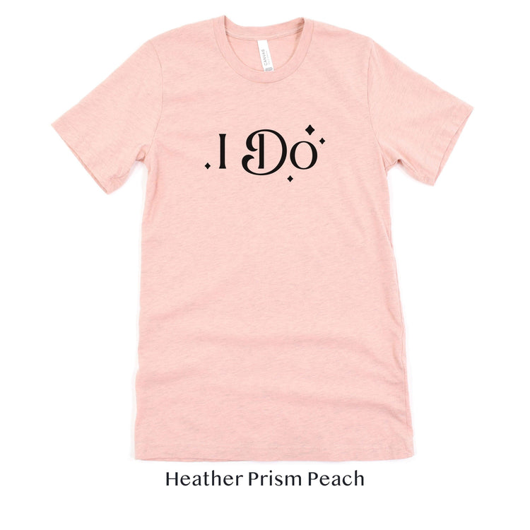 I Do! Bachelorette Party Short-Sleeve Tee for Bride or Groom - Plus Sizes Available by Oaklynn Lane