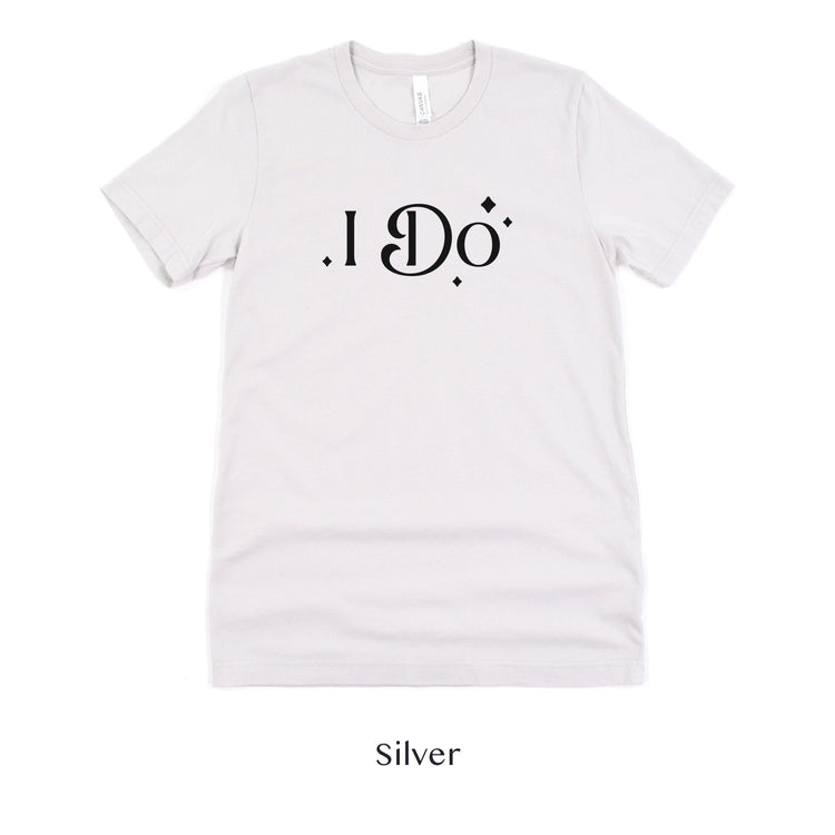 I Do! Bachelorette Party Short-Sleeve Tee for Bride or Groom - Plus Sizes Available by Oaklynn Lane