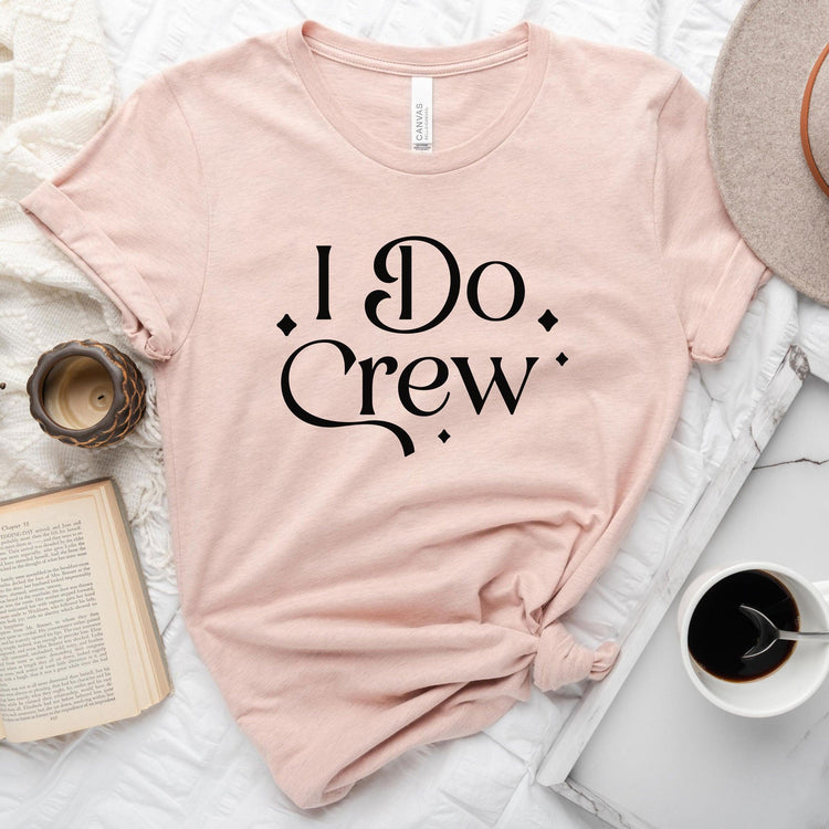 I Do Crew - Bachelorette and Wedding Party Short-Sleeve Tee - Plus Sizes Available by Oaklynn Lane