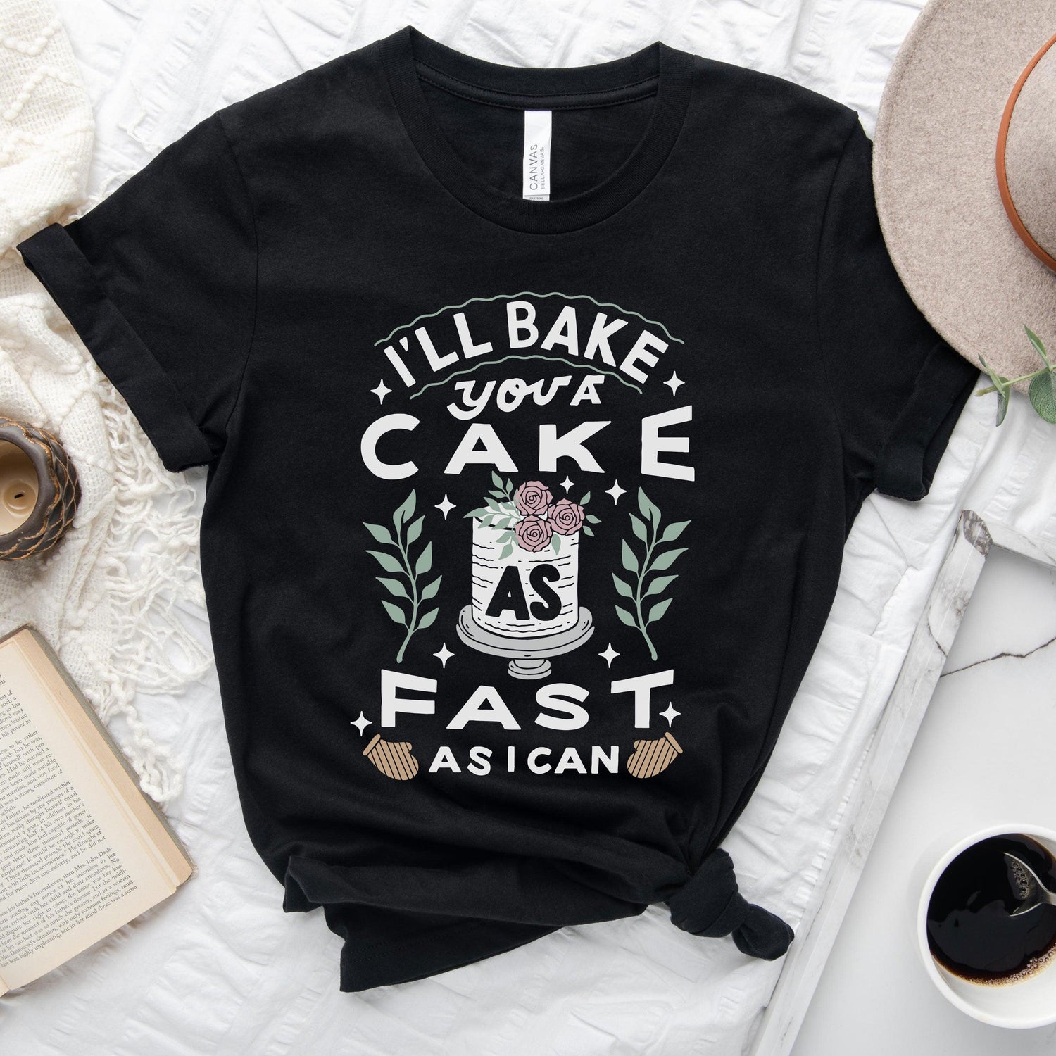I'll Bake You A Cake - Cake Baker Short-sleeve Tshirt by Oaklynn Lane