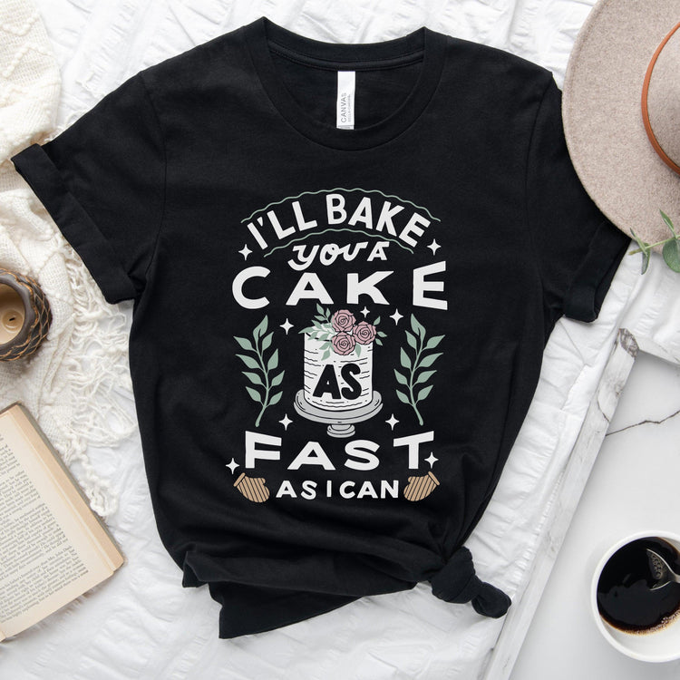 I'll Bake You A Cake - Cake Baker Short-sleeve Tshirt by Oaklynn Lane