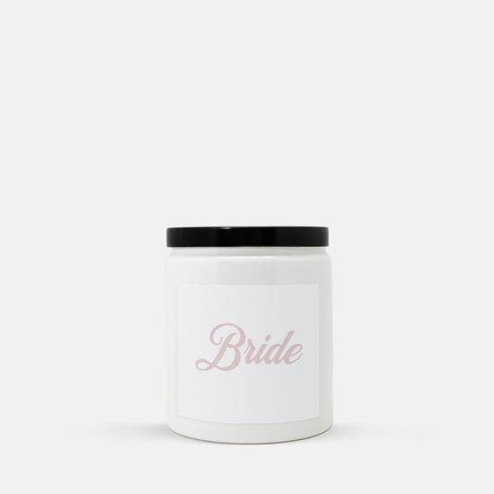 Bride Candle Ceramic 8oz (White) - Vintage Romance