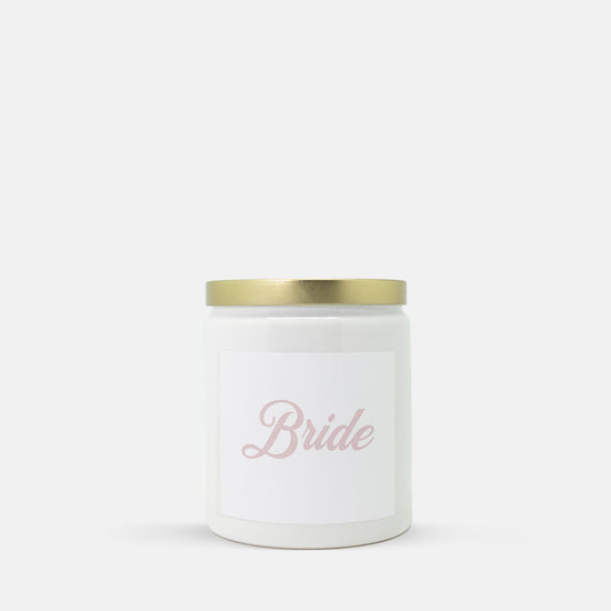 Bride Candle Ceramic 8oz (White) - Vintage Romance