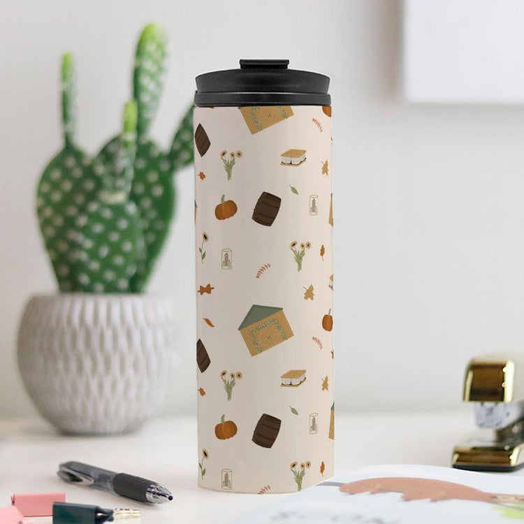 It's Wedding Time Ya'll! Fall Wedding Thermal Tumbler 16 oz. - Bride to Be Gift - Wedding Vendor by Oaklynn Lane