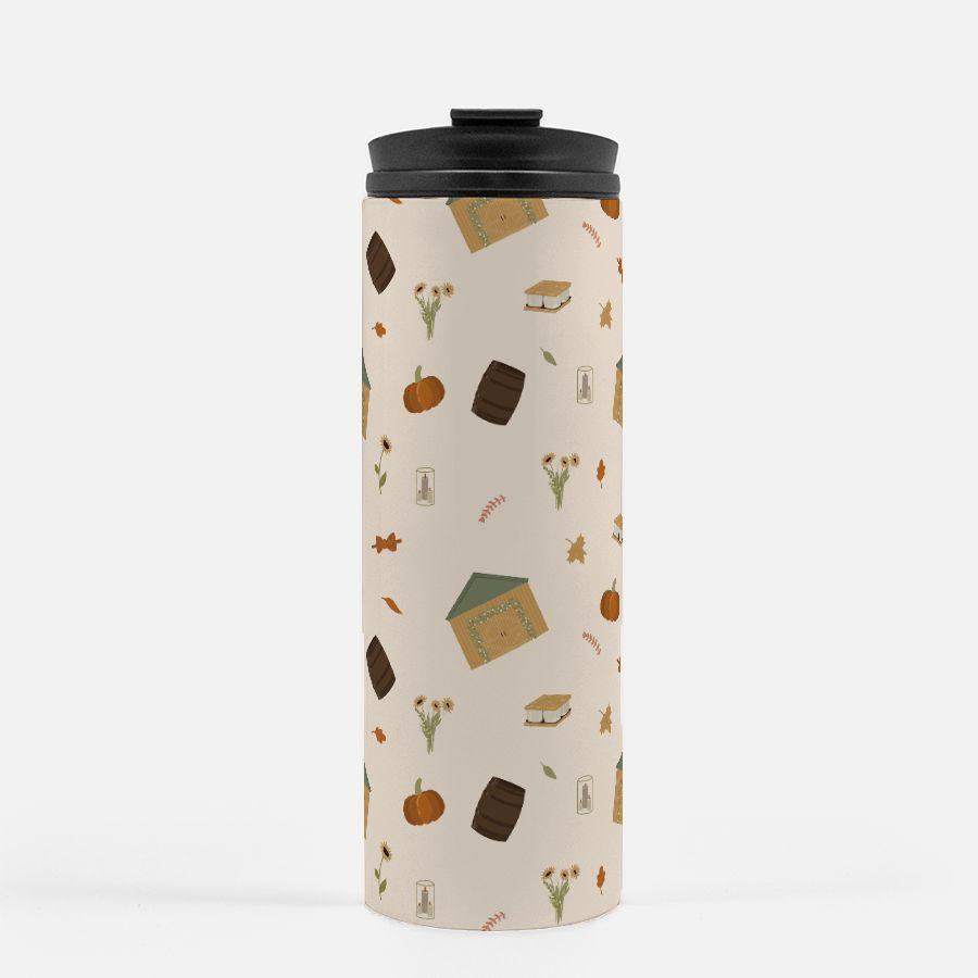 It's Wedding Time Ya'll! Fall Wedding Thermal Tumbler 16 oz. - Bride to Be Gift - Wedding Vendor by Oaklynn Lane