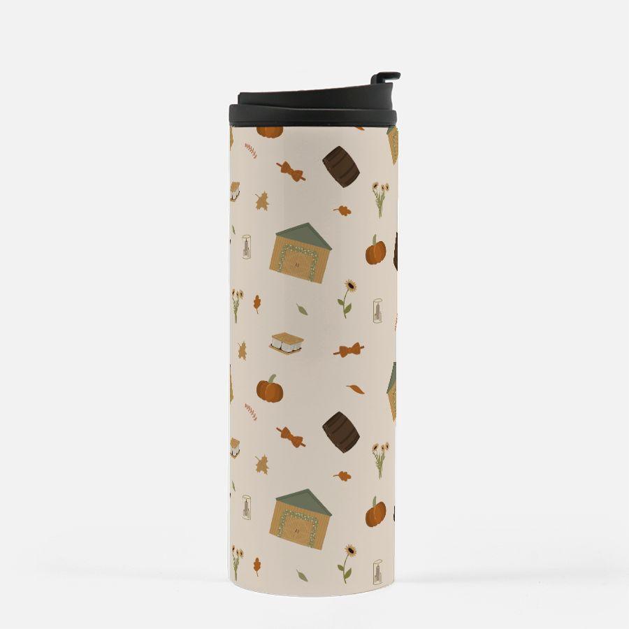 It's Wedding Time Ya'll! Fall Wedding Thermal Tumbler 16 oz. - Bride to Be Gift - Wedding Vendor by Oaklynn Lane