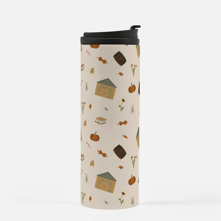 It's Wedding Time Ya'll! Fall Wedding Thermal Tumbler 16 oz. - Bride to Be Gift - Wedding Vendor by Oaklynn Lane