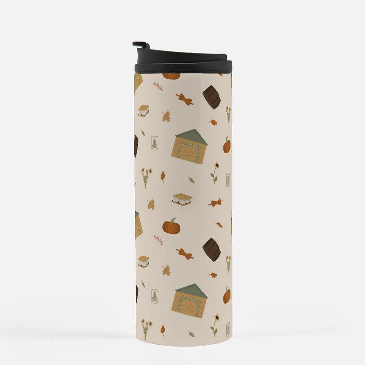 It's Wedding Time Ya'll! Fall Wedding Thermal Tumbler 16 oz. - Bride to Be Gift - Wedding Vendor by Oaklynn Lane