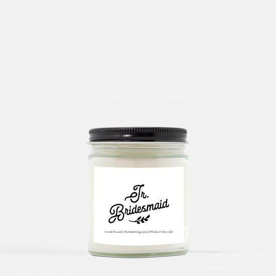 Jr. Bridesmaid Proposal Box Gift Candle (Hand Poured 9 oz.) by Oaklynn Lane