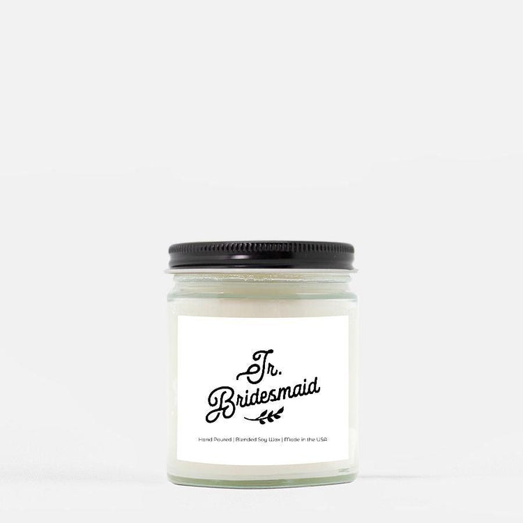 Jr. Bridesmaid Proposal Box Gift Candle (Hand Poured 9 oz.) by Oaklynn Lane