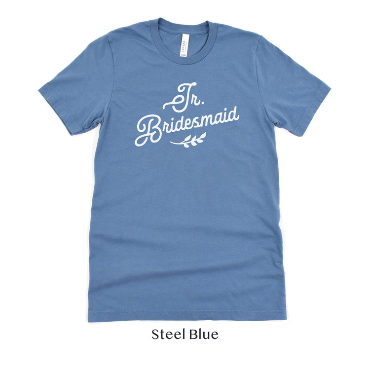 Jr. Bridesmaid Wedding Party Short-Sleeve Tee - Plus Sizes Available! by Oaklynn Lane
