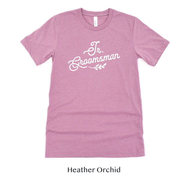 Jr. Groomsman Wedding Party Short-Sleeve Tee - Sizes XS-5XL by Oaklynn Lane