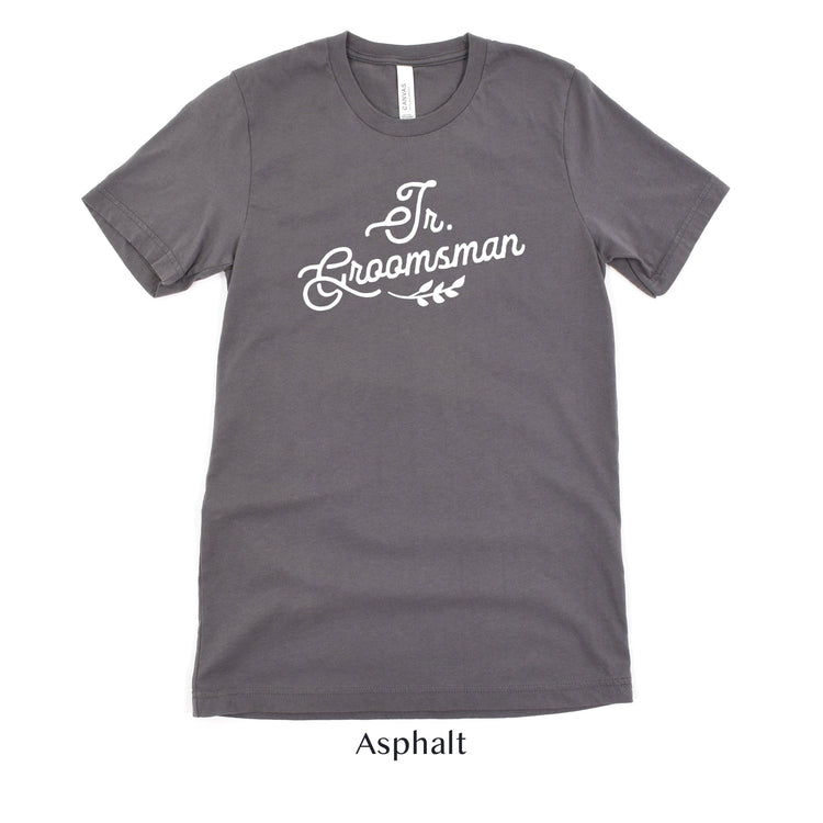 Jr. Groomsman Wedding Party Short-Sleeve Tee - Sizes XS-5XL by Oaklynn Lane