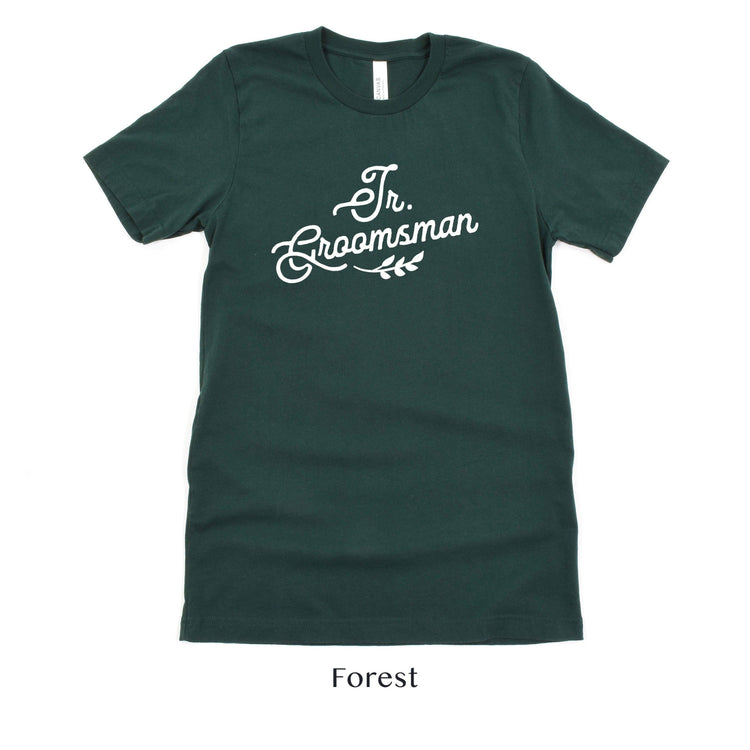 Jr. Groomsman Wedding Party Short-Sleeve Tee - Sizes XS-5XL by Oaklynn Lane