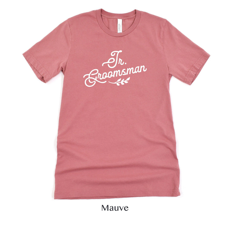 Jr. Groomsman Wedding Party Short-Sleeve Tee - Sizes XS-5XL by Oaklynn Lane