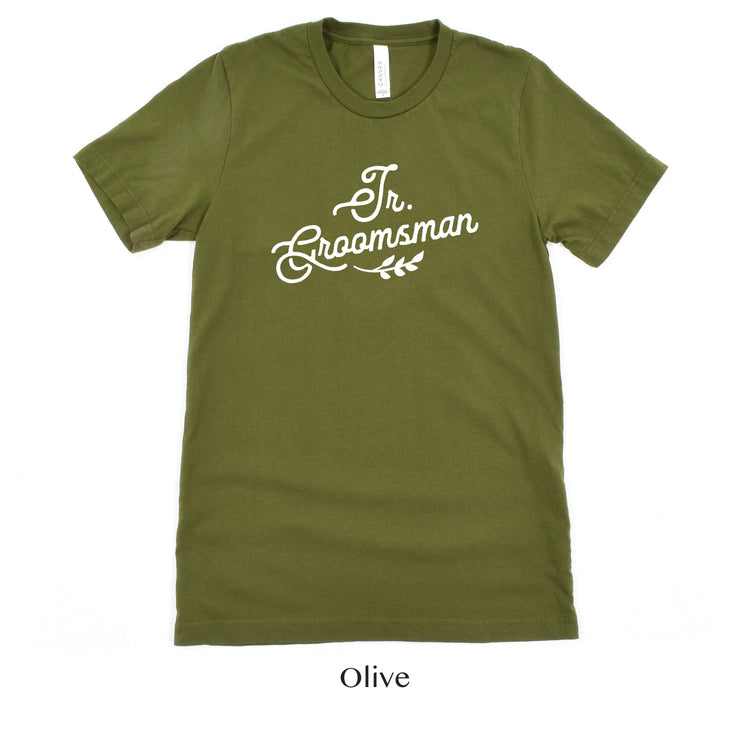 Jr. Groomsman Wedding Party Short-Sleeve Tee - Sizes XS-5XL by Oaklynn Lane