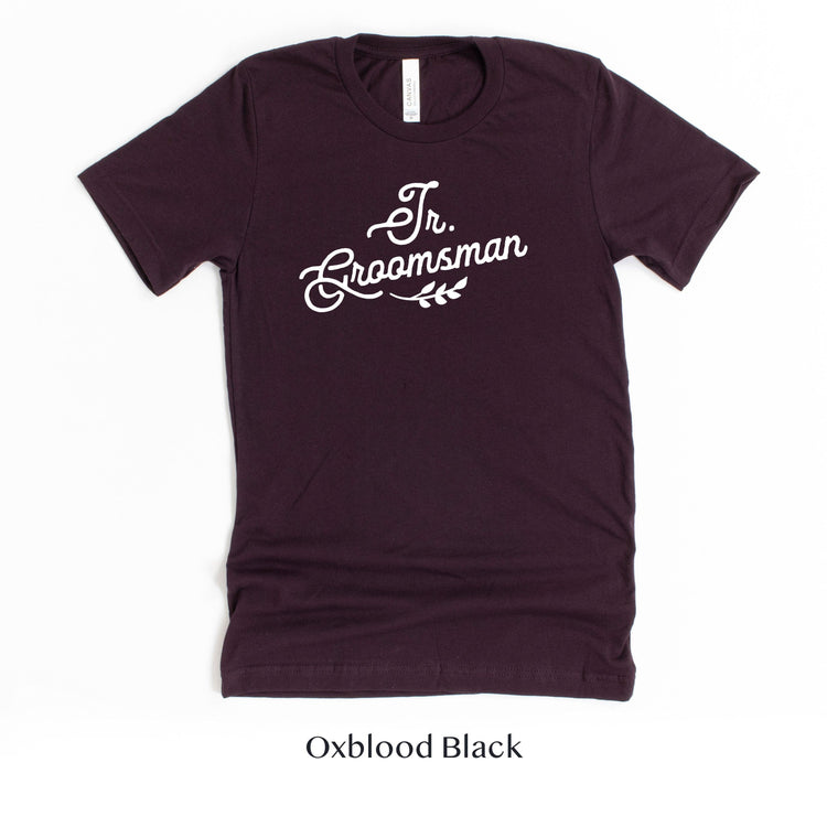 Jr. Groomsman Wedding Party Short-Sleeve Tee - Sizes XS-5XL by Oaklynn Lane