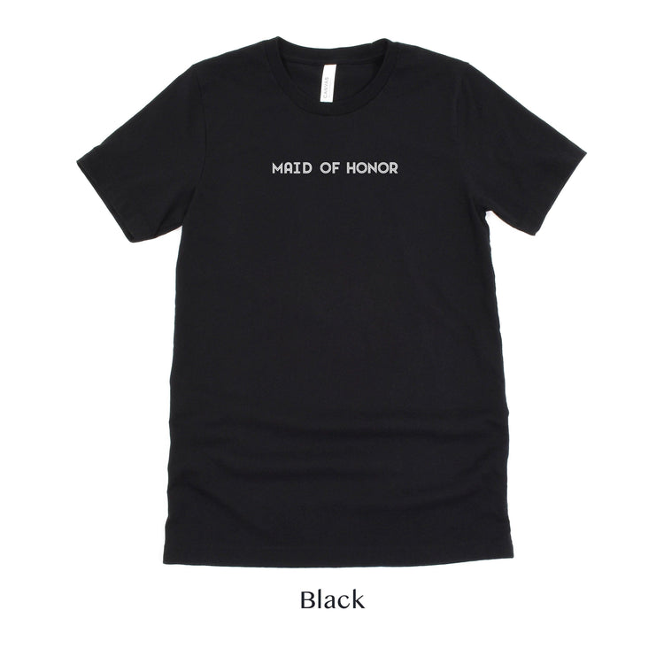 Maid of Honor - MOH - Matching Wedding Party Shirts - Unisex t-shirt - Bachelorette Party by Oaklynn Lane