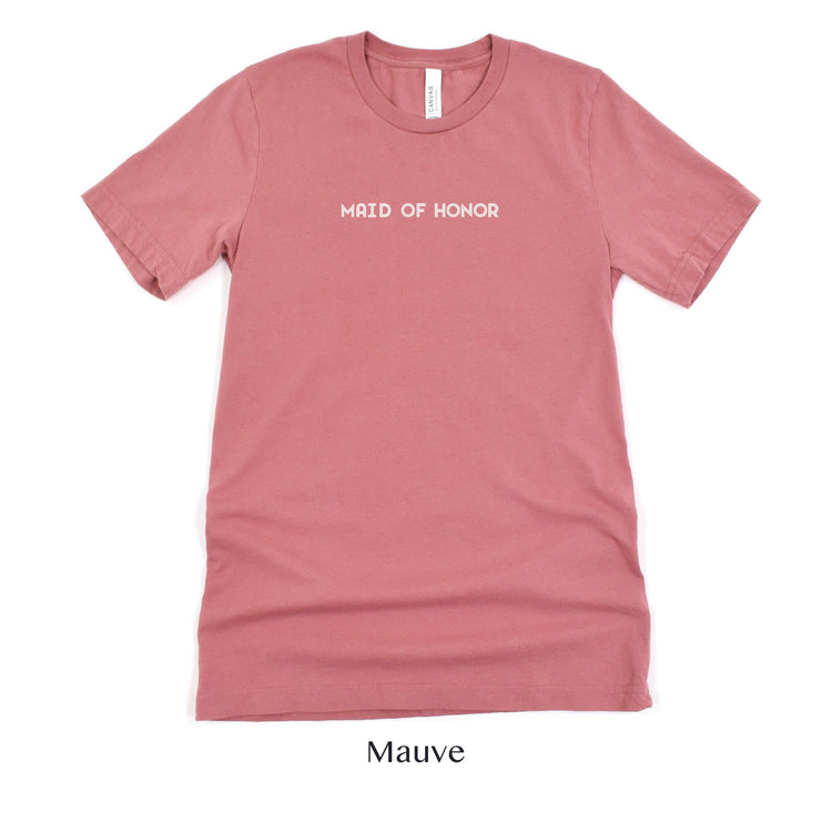 Maid of Honor - MOH - Matching Wedding Party Shirts - Unisex t-shirt - Bachelorette Party by Oaklynn Lane